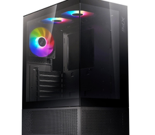 ADATA XPG PC-Gehäuse Invader X Mini Midi-Tower schwarz