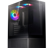 ADATA XPG PC-Gehäuse Invader X Mini Midi-Tower schwarz