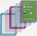 FRANKEN Magnetrahmen ECO, farbsortiert, DIN A4