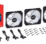 ADATA XPG Lüfter 3er Pack Vento Reverse 120mm ARGB PWM schwarz