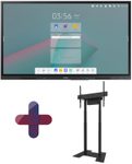 Samsung Flip WA75C Smart Signage Touch Display 189 cm 75 Zoll + Neomounts BL55-875BL1 MOVE motorisierter Standfuß