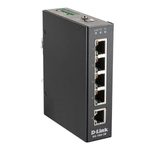 D-Link DIS-100E-5W, 5-Port Unmanaged Layer2 Fast Ethernet Industrial Switch