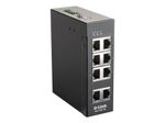 D-Link DIS-100E-8W, 8-Port Unmanaged Layer2 Fast Ethernet Industrial Switch