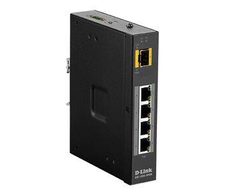 D-Link DIS-100G-5PSW, 5-Port Unmanaged Layer2 Gigabit PoE Industrial Switch