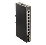 D-Link DIS-100G-10S, 8-port Gigabit Industrial Switch including 2 x 100/1000M SFP