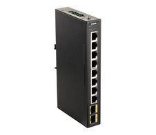 D-Link DIS-100G-10S, 8-port Gigabit Industrial Switch including 2 x 100/1000M SFP