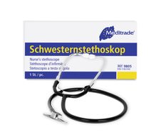 Meditrade® Schwesternstethoskop schwarz, silber