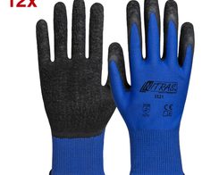 NITRAS® Arbeitshandschuhe 3521 7 blau,schwarz