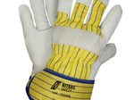 NITRAS® Rindvolllederhandschuhe 1403C Poseidon 10 grau