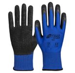 NITRAS® Arbeitshandschuhe 3521 8 blau,schwarz