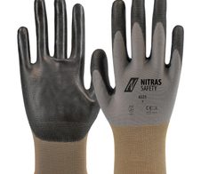 NITRAS® Arbeitshandschuhe 6225 9 grau