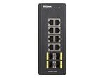 D-Link DIS-300G-12SW, 12-Port Layer 2 Managed Gigabit Industrial Switch