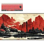 Sharkoon SKILLER SGK50 S3 Design Bundle D3 Schwarz/Weiß/Rot