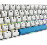 Sharkoon Tastatur Skiller SGK50 S4 Gen2 PBT kabelgebunden 60% weiß
