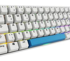 Sharkoon Tastatur Skiller SGK50 S4 Gen2 PBT kabelgebunden 60% weiß