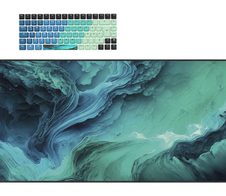 Sharkoon SKILLER SGK50 S3 Design Bundle D4 Blau/Grün/Türkis