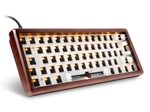 Sharkoon Barebone-Tastatur Skiller SGK50 S4 Gen2 kabelgebunden 60% wood