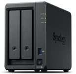 Synology Disk Station DS725+ NAS-Server (2 Schächte) + WD Red® Plus NAS Festplatte - 8 TB (2x 4 TB), 256 MB