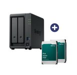 Synology Disk Station DS725+ NAS-Server + Synology Plus 3.5" SATA 6Gb/s Festplatte 32 TB (2x 16 TB)