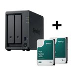 Synology Disk Station DS725+ NAS-Server + Synology Plus 3.5" SATA HDD Festplatte 12 TB (2 x 6TB)