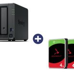 Synology Disk Station DS725+ NAS-Server (2 Schächte) + Seagate Ironwolf® NAS HDD 8 TB (2x 4 TB) - 3,5 Zoll