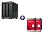 Synology Disk Station DS725+ NAS-Server (2 Schächte) + WD Red® Plus NAS Festplatte - 8 TB (2x 4 TB), 256 MB