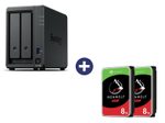 Synology Disk Station DS725+ NAS-Server (2 Schächte) + Seagate IronWolf® - 16 TB (2x 8 TB)