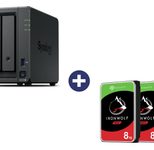 Synology Disk Station DS725+ NAS-Server (2 Schächte) + Seagate IronWolf® - 16 TB (2x 8 TB)