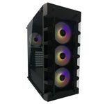 LC Power Gaming-PC Gehäuse LC-709B-ON Midi-Tower schwarz
