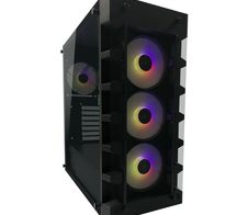 LC Power Gaming-PC Gehäuse LC-709B-ON Midi-Tower schwarz