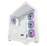 LC Power Gaming-PC Gehäuse LC-715W-ON Midi-Tower weiß