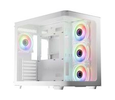 LC Power Gaming-PC Gehäuse LC-8001W-ON Midi-Tower weiß