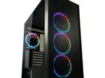 LC Power Gaming-PC Gehäuse LC-802B-ON Midi-Tower schwarz