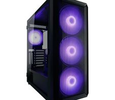 LC Power Gaming-PC Gehäuse LC-804B-ON Midi-Tower schwarz