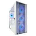 LC Power Gaming-PC Gehäuse LC-810W-ON Midi-Tower weiß