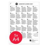 GBC Reinigungsblätter für Laminiergeräte matt für A3, A4, 5 St.