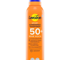 Lavozon Sport Transparent LSF 50+ Sehr Hoch Sonnenspray 200 ml