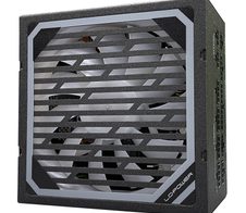 LC Power Netzteil LC1000M V3.0 1000 W Modular 80 Plus Gold schwarze Hammerschlagoptik