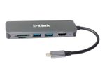 D-Link DUB-2327, 6-in-1 USB-C Hub mit HDMI/Card Reader/Power Delivery
