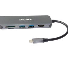 D-Link DUB-2327, 6-in-1 USB-C Hub mit HDMI/Card Reader/Power Delivery