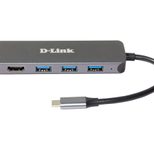 D-Link DUB-2333, 5-in-1 USB-C Hub mit HDMI/Power Delivery
