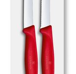 VICTORINOX Gemüsemesser Swiss Classic 8 cm, rot