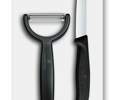 VICTORINOX Gemüsemesser Swiss Classic 8 cm, schwarz