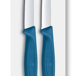 VICTORINOX Gemüsemesser Swiss Classic 8 cm, blau