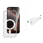 4smarts 3in1 Premium Starter Set für Apple iPhone 16e MagSafe-kompatibel