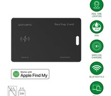 4smarts Standort-Finder SkyTag Card ReCharge, schwarz