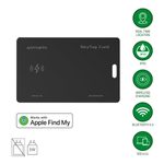 4smarts Standort-Finder SkyTag Card ReCharge, schwarz