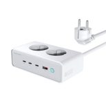 4smarts Desk Charger GaN 65W mit AC-Steckdosen, weiß