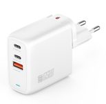 4smarts Ladegerät GaN Flex 65W 2 USB-C+1 USB-A weiß