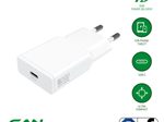 4smarts Netzladegerät PDPlug Slim 25W GaN 1C weiß